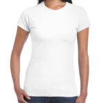 64000L Ladies T-Shirt White
