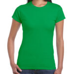 64000L Ladies T-Shirt Irish Green