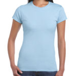 64000L Ladies T-Shirt Light Blue