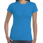 64000L Ladies T-Shirt Sapphire