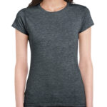 64000L Ladies T-Shirt Dark Heather