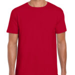 64000 Adult T-Shirt Cherry Red