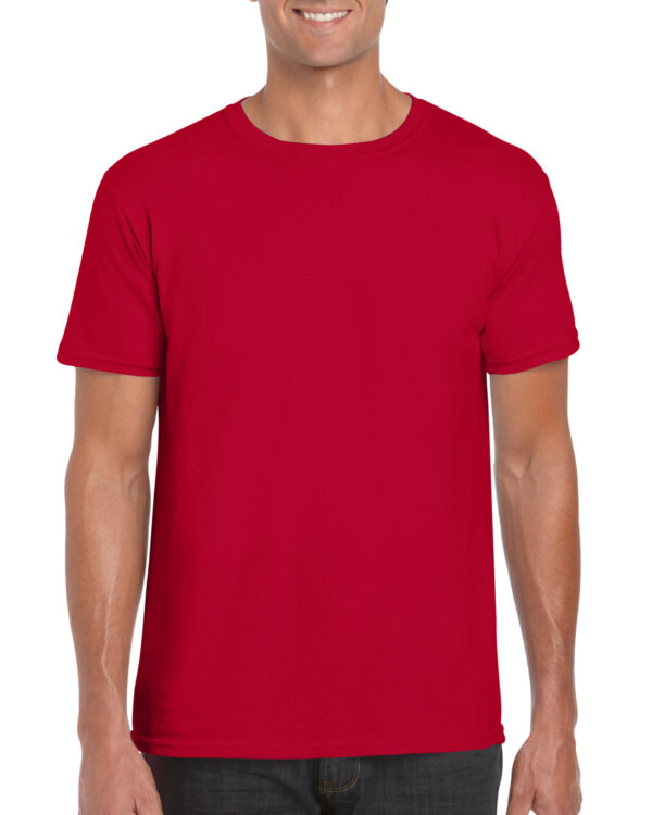 64000 Adult T-Shirt Cherry Red